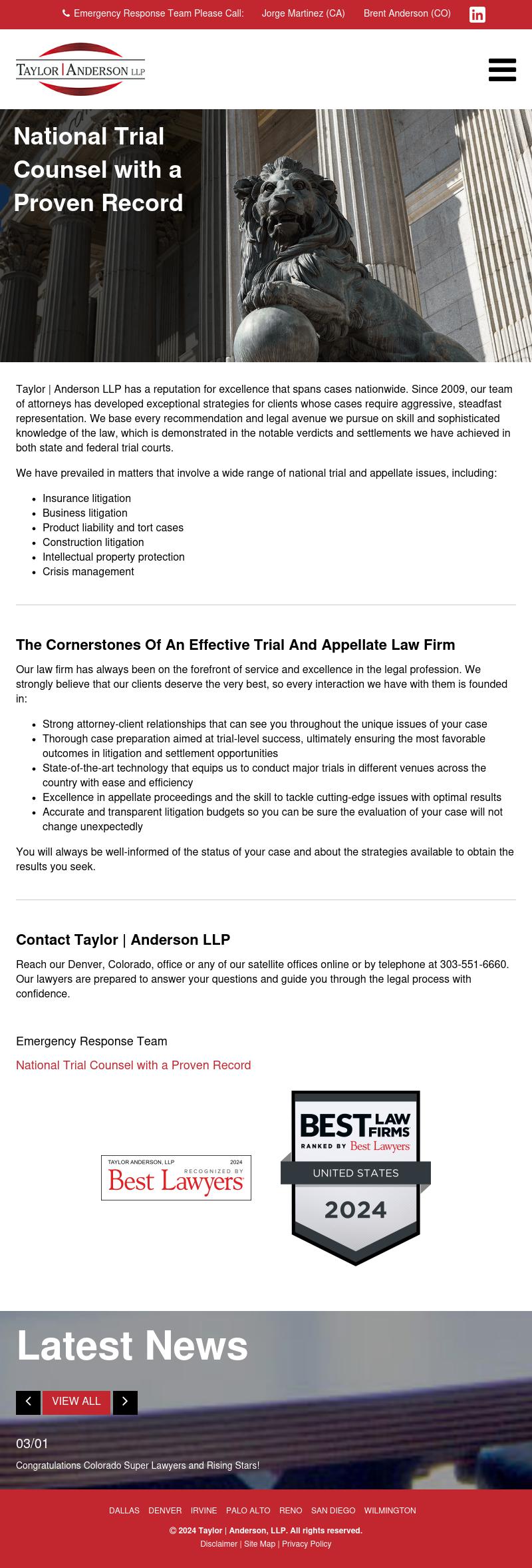 Taylor | Anderson, LLP - Denver CO Lawyers